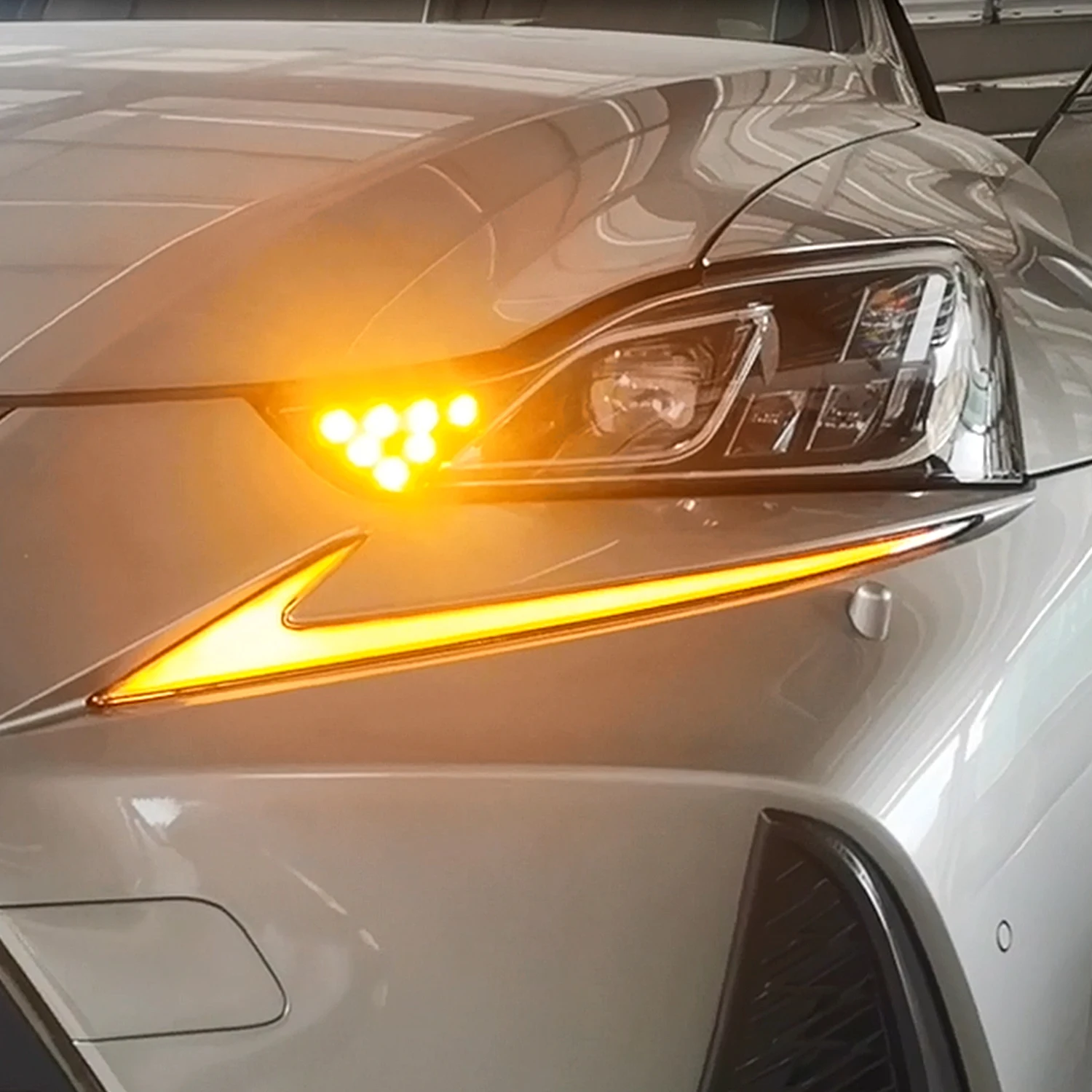 HCMOTIONZ Factory Assembly LED Headlights High Quality Plug Play Front Lights for 2017-2020 Lexus IS250 300h 350 F Models