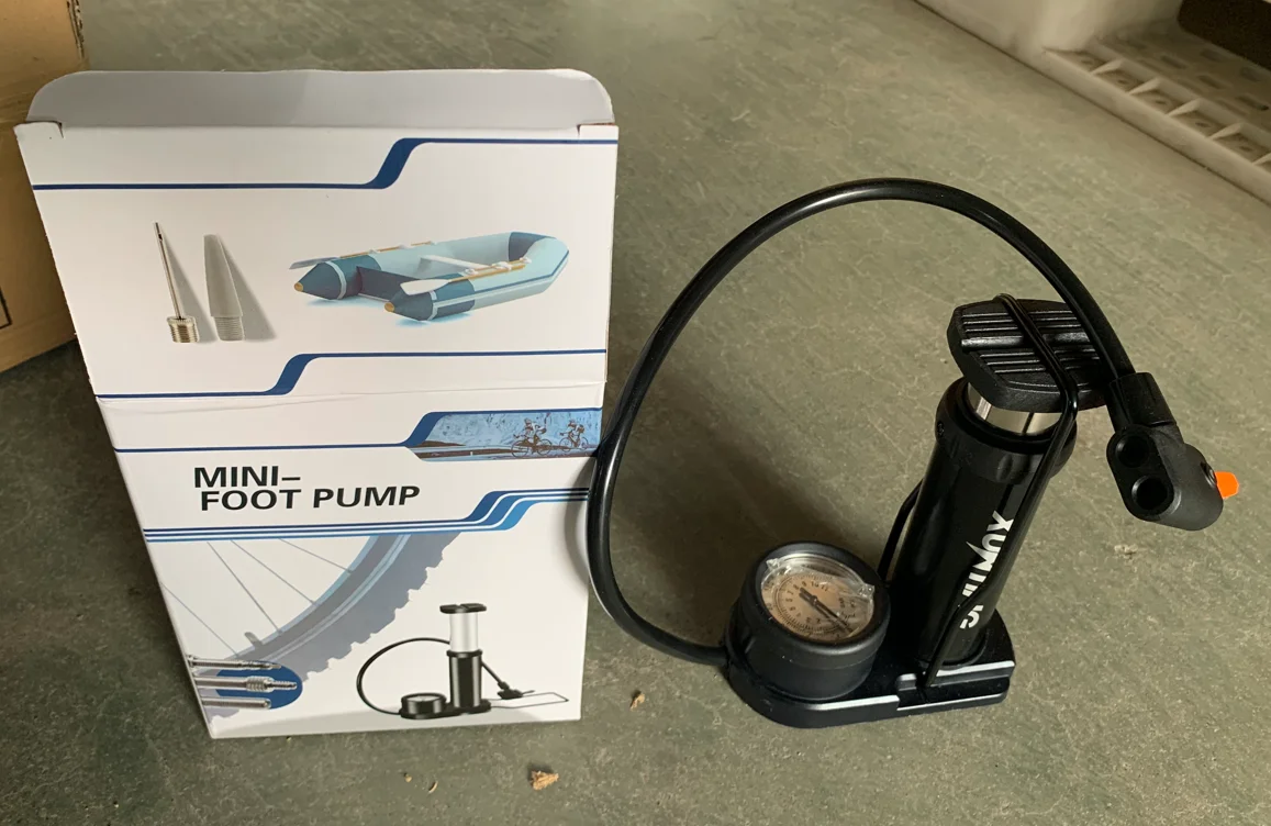 Xunting Best Sell Portable Bicycle Air Pump With Pressure Gauge Mini Foot Pump Mtb Cycling