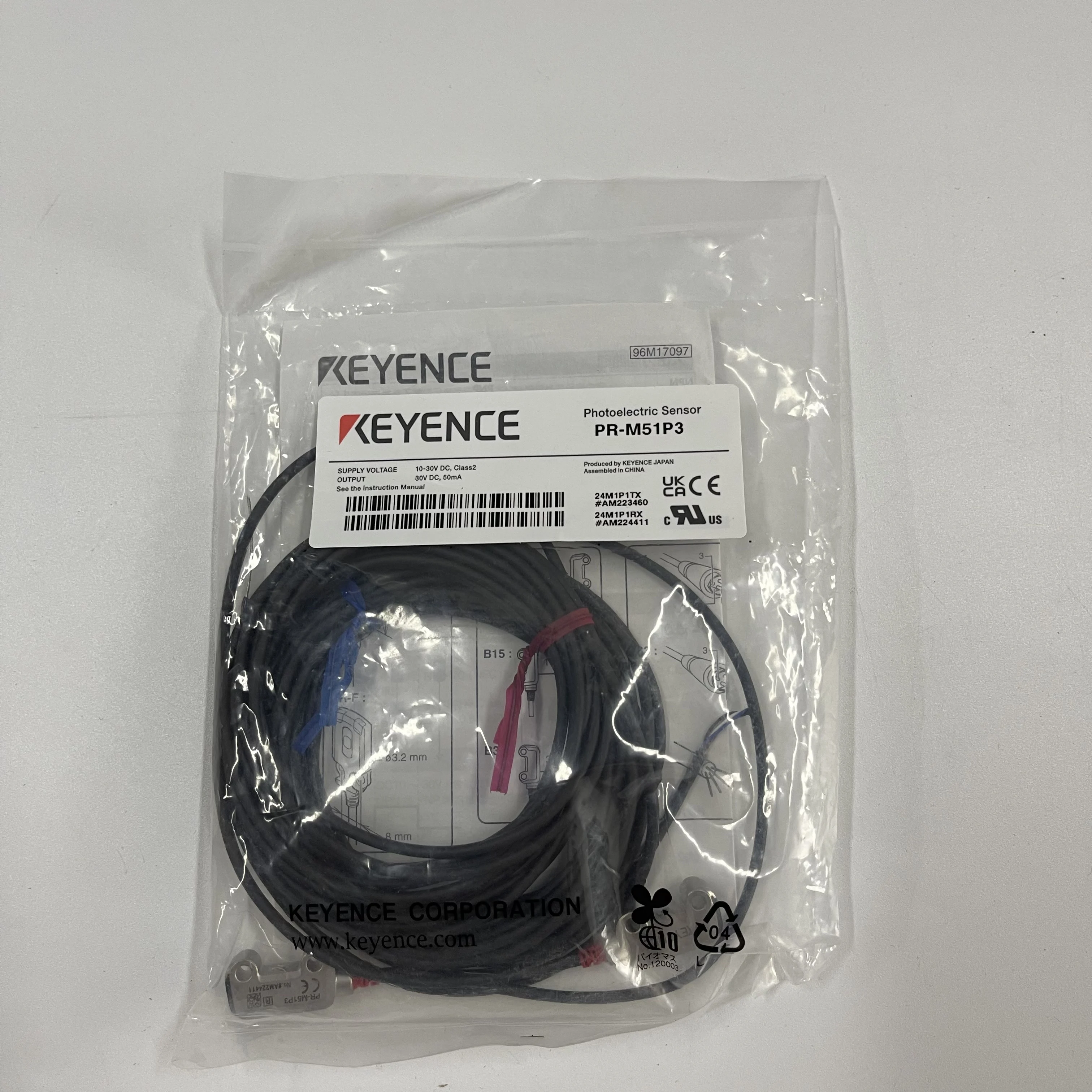 KEYENCE Photoelectric Sensor PR-M51P3