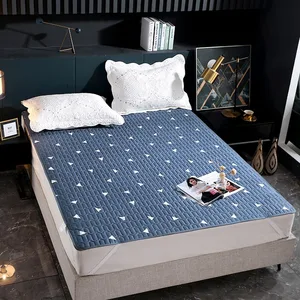 king Size Bedding Set Water Proof Flat Bed Sheet with Elastic Band Polyester Material Waterproof Flat Bed Fitted Sheet