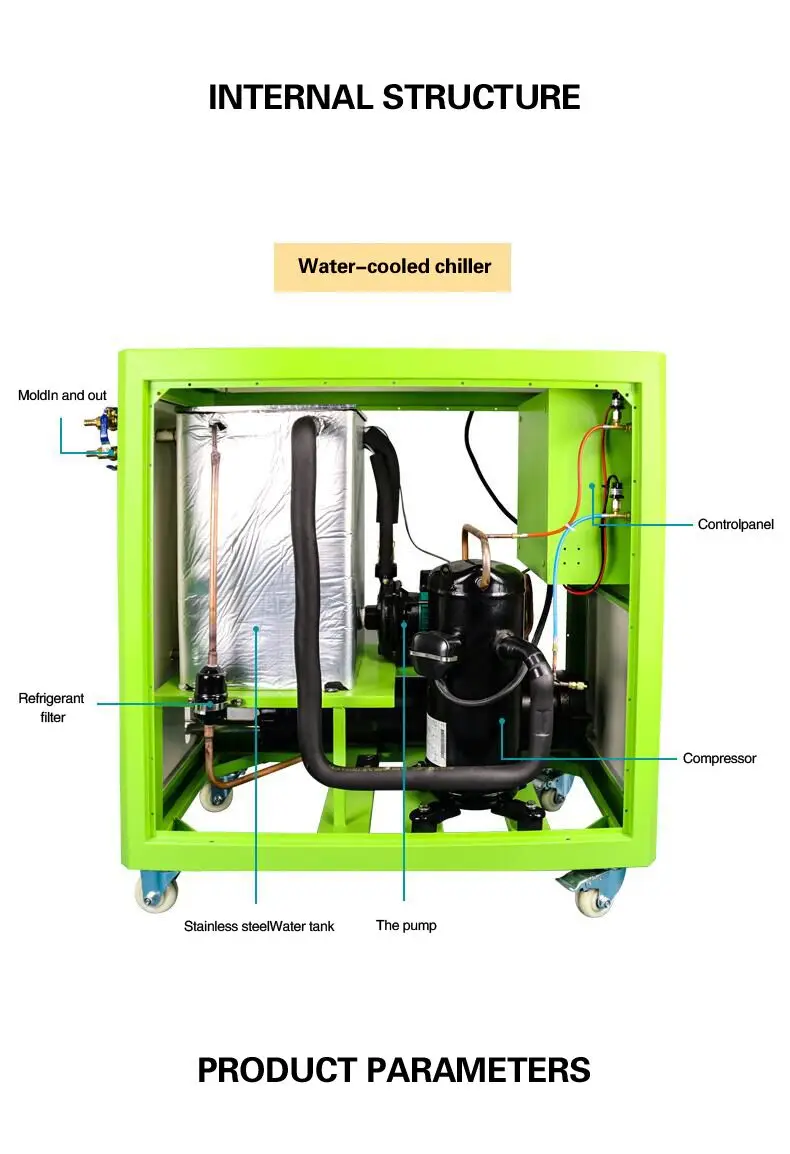 Industry Air Cooled Chiller Heat Pump for Injection Molding Machine