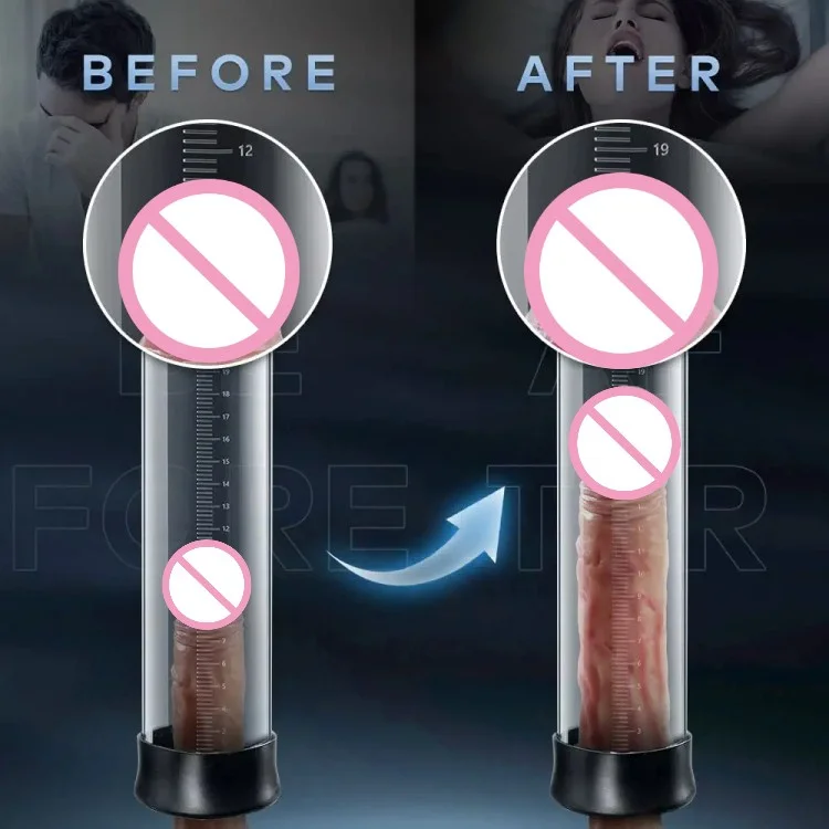 Mnnliche Mastur batoren Vakuum-Penis vergrerung pumpe mit Pistolen  griff, Manometer, Luftpumpe Sexspielzeug fr Erwachsene fr Penis grer