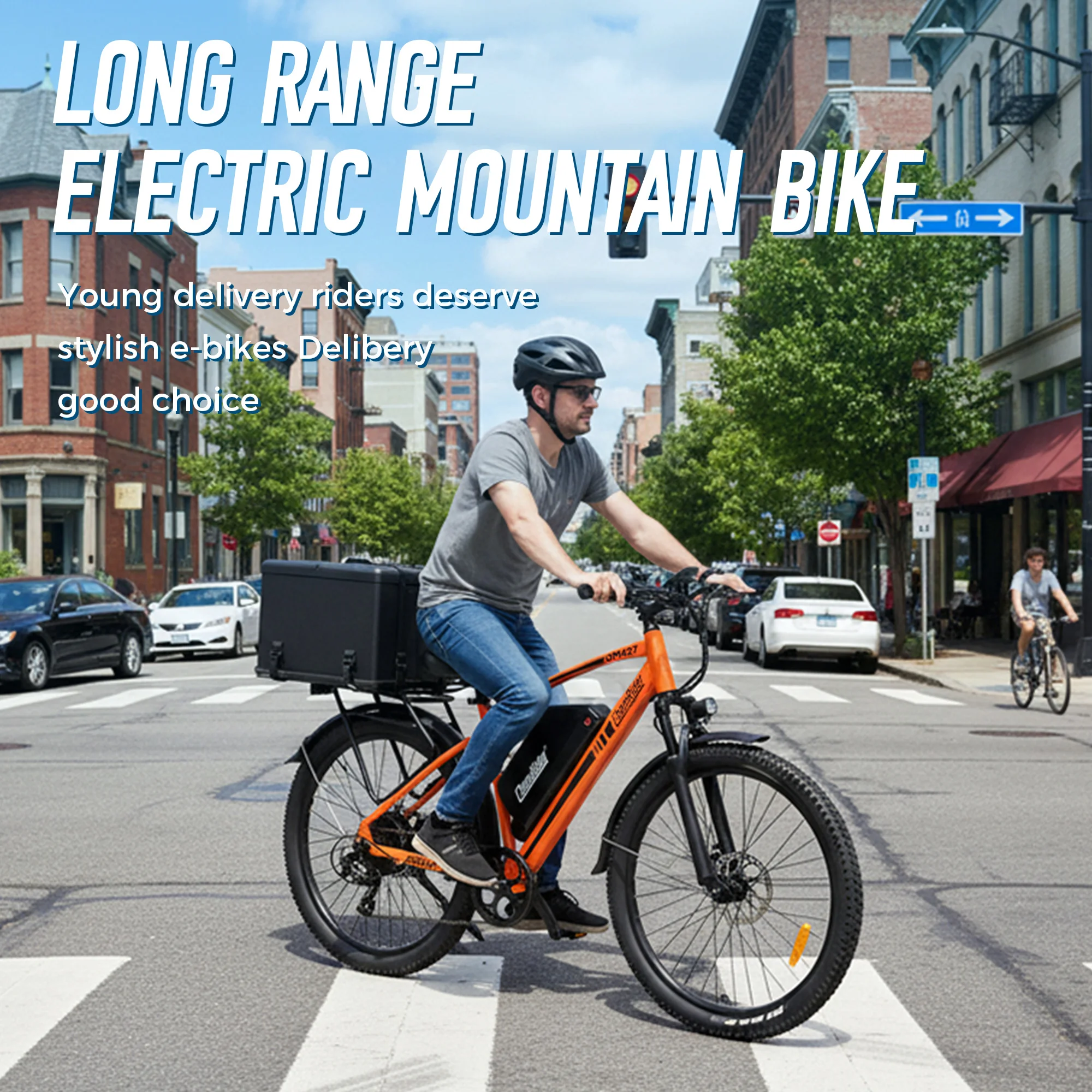 DM427 ChamRider 750W Electric Mountain Bike - 48V, 27Ah, 10 Speed