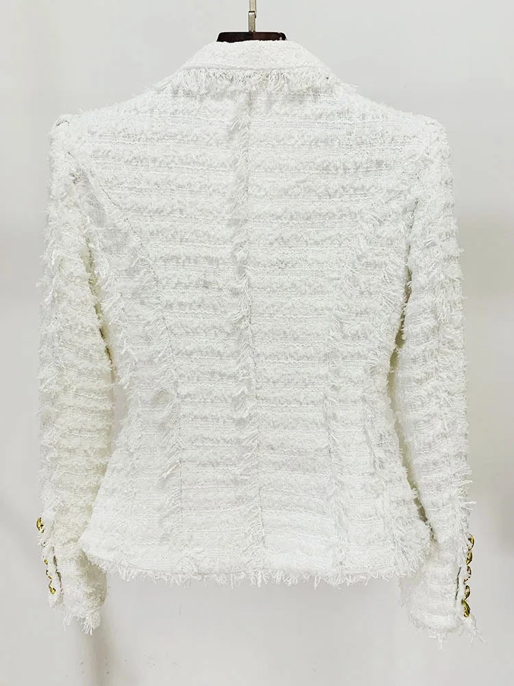 Blanche Tweed セット　専用 A8092 New Women's Suits & Tuxedo Two Piece Set White Tweed