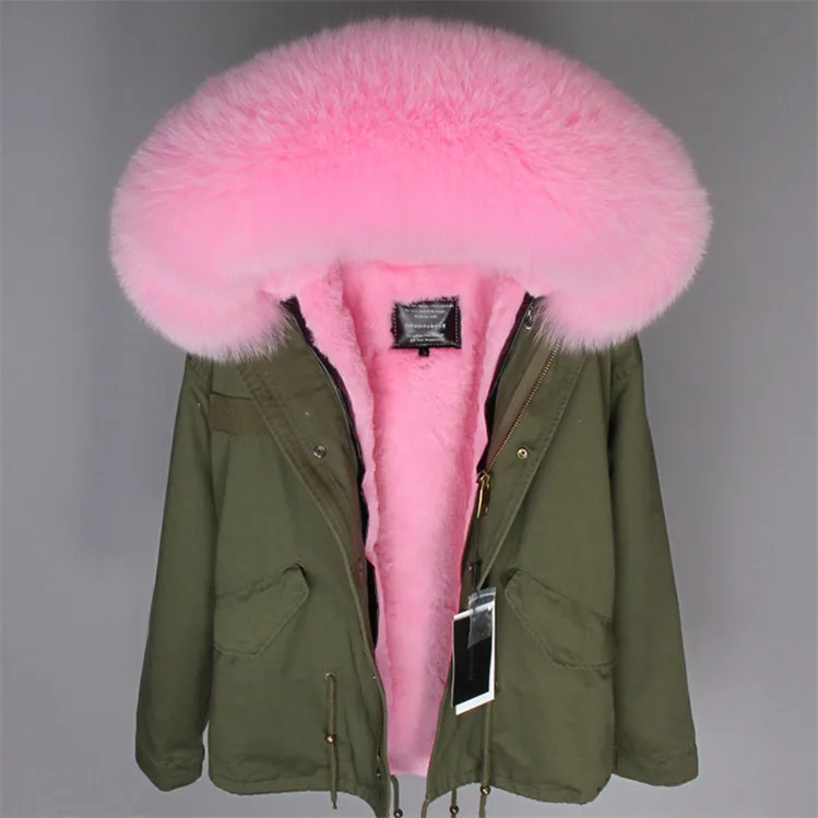 Sheared Pink Mink Fur Coat Roselyn