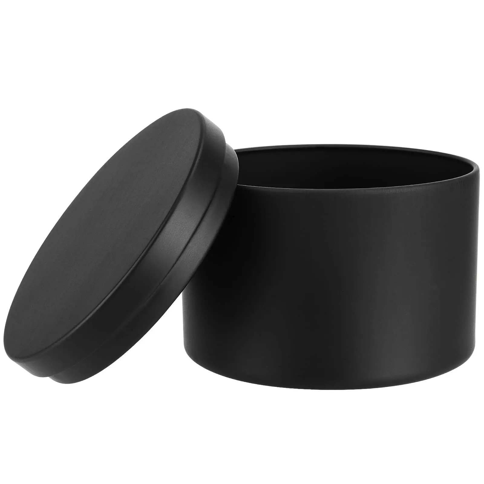 Tinsmaker Rts 8oz Empty Luxury Round Scented Metal Container Matte