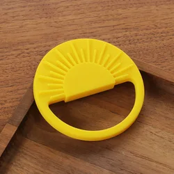 Wholesale Children Natural Rubber Solid Luxury Organic Chew Round Ring Funny Toys Sun Rainbow Silicone Baby Teether
