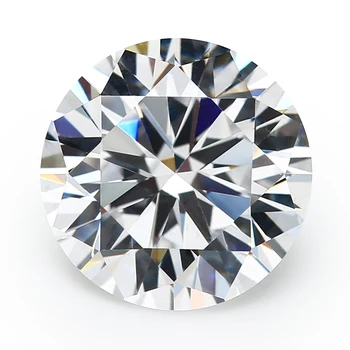 Natural round for jewelry white topaz