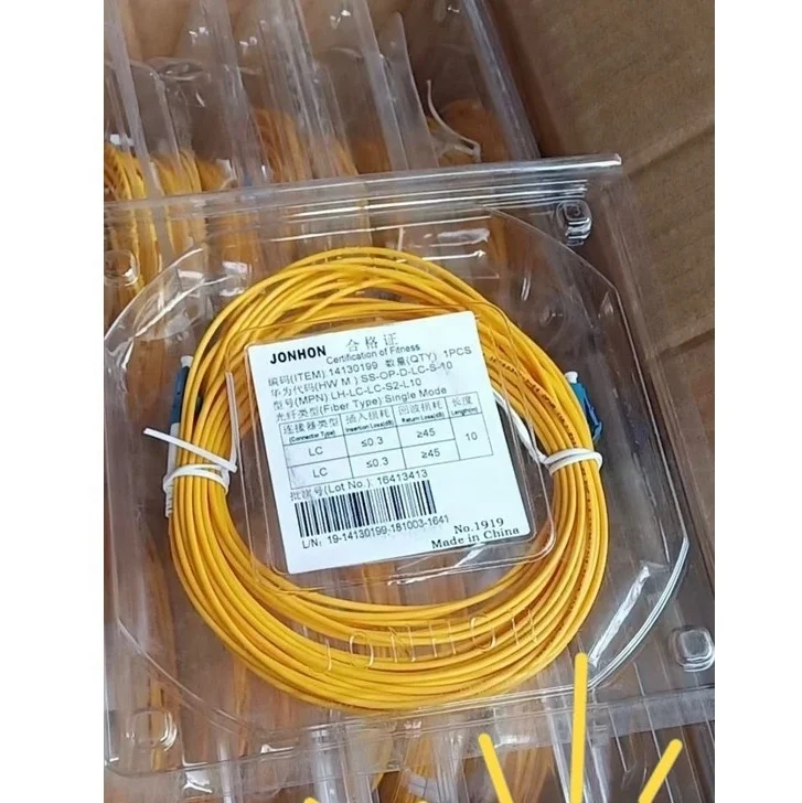 华为光缆14130199 Ssopdlcs10液晶/电脑单modeg6.652d2mm10mpvc叶华为跳线aoc