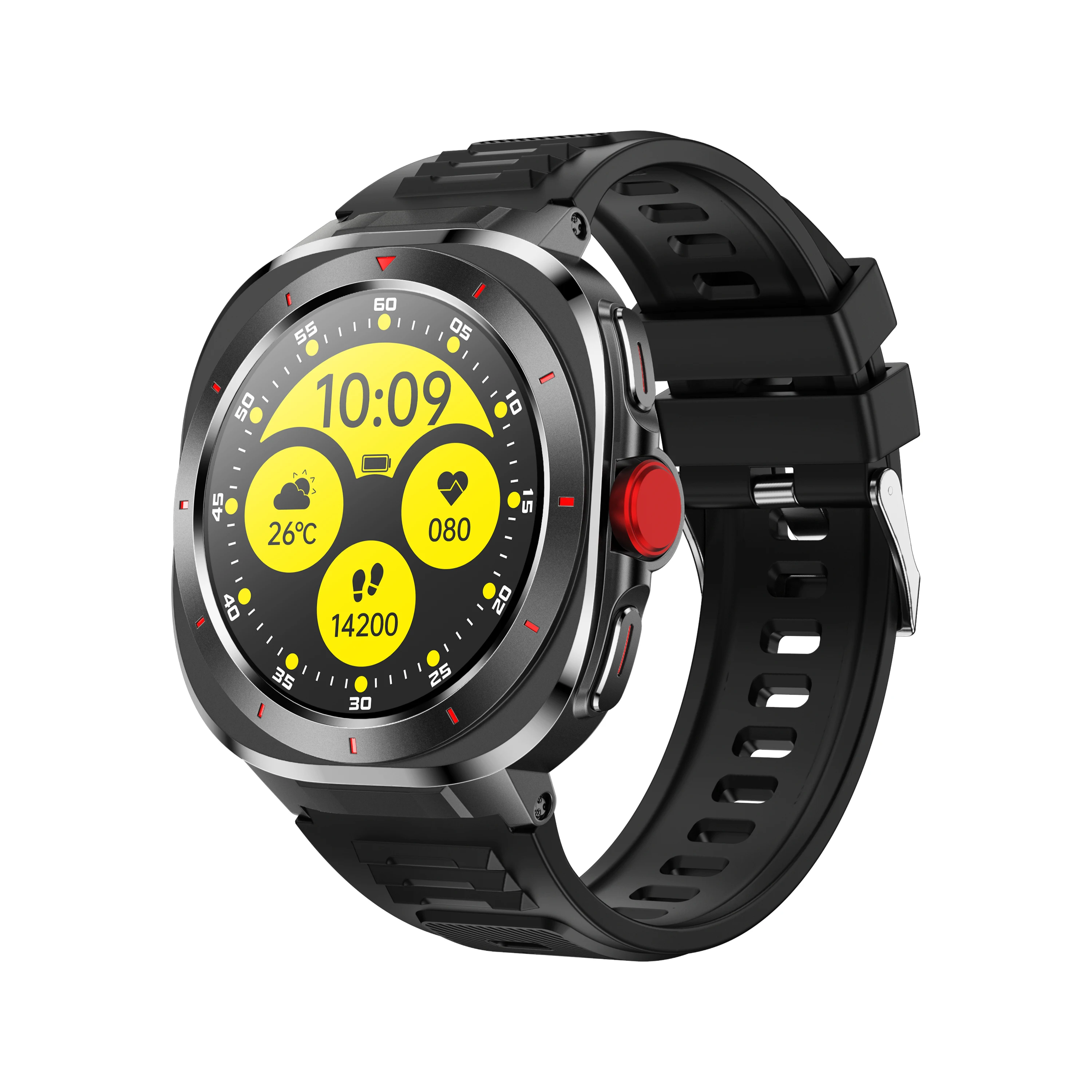AI Smartwatch 1.39" Full Touch Screen HRV Compass  SpO2 Sleep Fitness Health Tracker