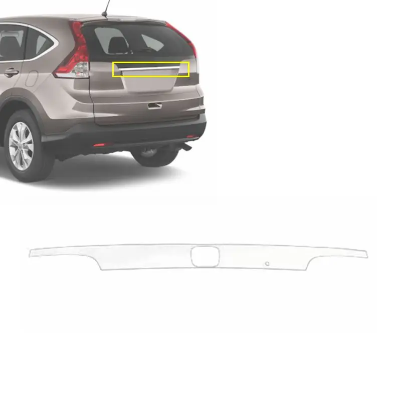 OEM auto parts Steel Car Rear Door Trunk Lid Tailgate Strip Trim molding For Honda CRV CR-V 2012-2014