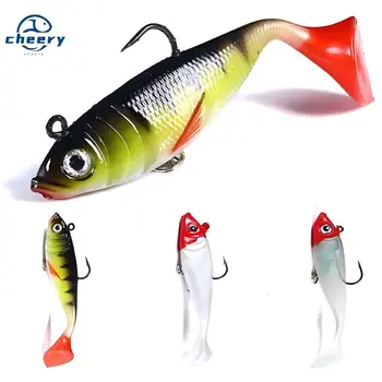 CHEERY 18.5g Plastic Lead-Weighted Soft Lure Fishing Bait 10cm Luminous Double Hook Fishing Gear Wholesale – Soft Lure – view 2