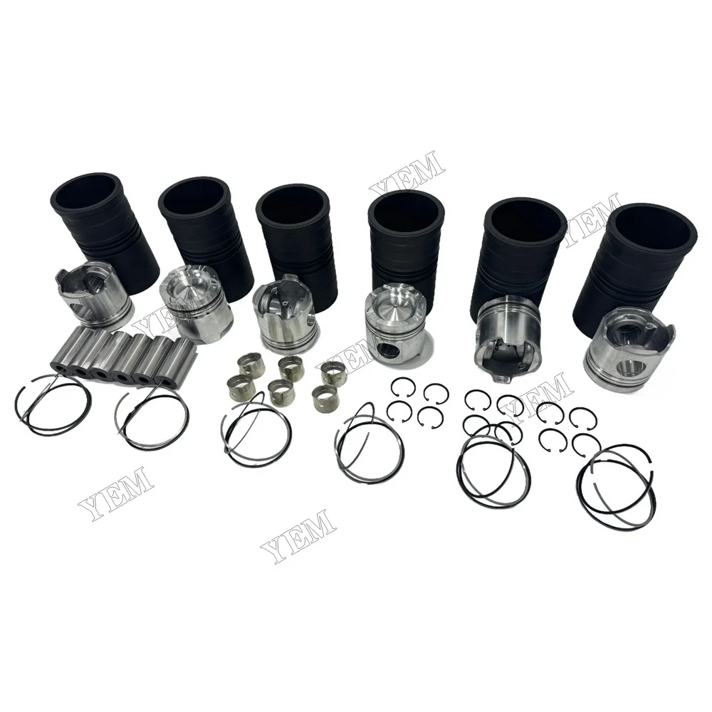 Cylinder Liner Kit Fit for Mitsubishi S6A3 Engine 5