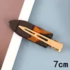 Pince à cheveux sans couture 7 cm - finition vinaigre