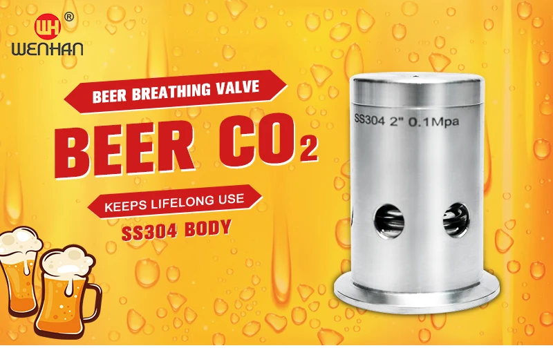Sanitary Sus304 Beer Safety Breathing Valve Buy Food Safety Valve Sanitary Breathing Valve