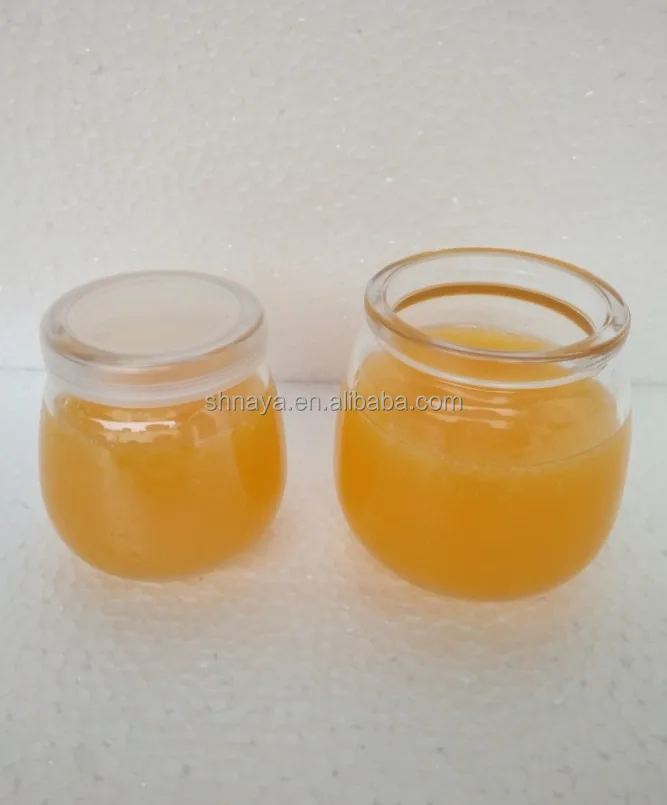 100ml 200ml 300ml Round Shape Pudding Glass Jar Yogurt Jars With
