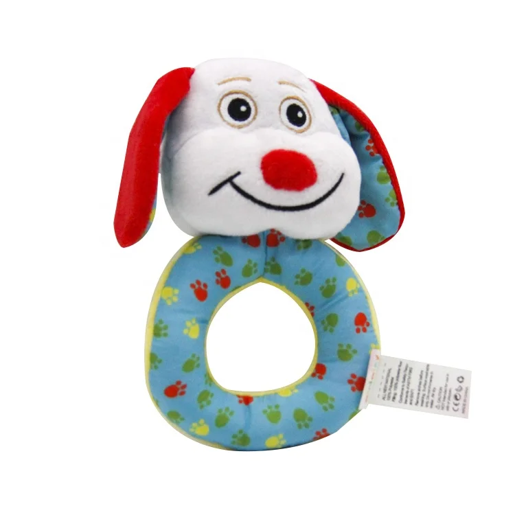 Новый продукт для малышей, мягкая плюшевая игрушка-погремушка для малышей