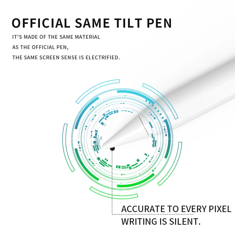 Stylus Active Stylus Palm Repulsion POM Silicone Tip Metal Material Source Factory
