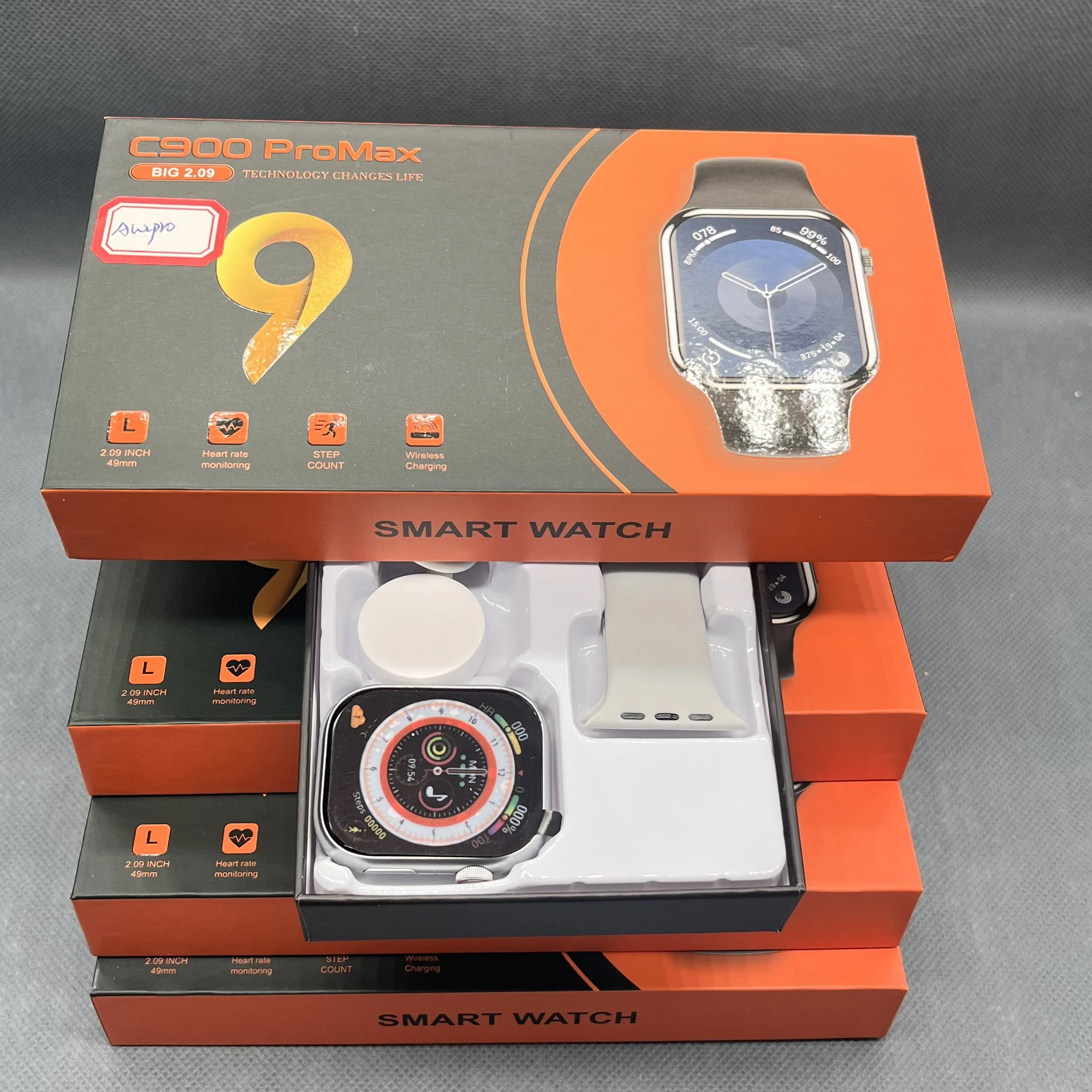 2023 Series 8 9 Smart Watch C900 Pro Max Multiple Sports Smartwatch ...