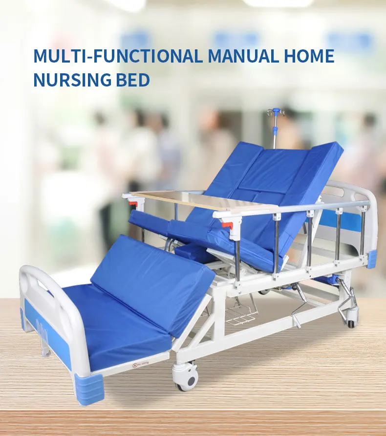Adjustable Healthcare Bed For Stroke Patients Wheel Medical Hospital Bed With Commode Buy