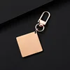 Rose gold 30mm square
