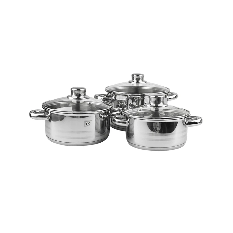 stainless steel cooking pot set