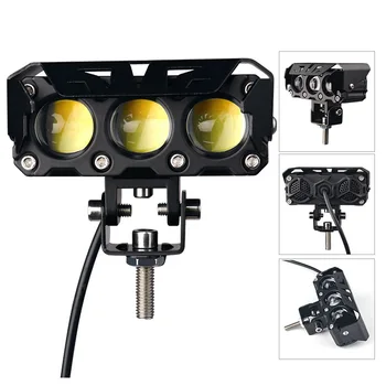 Motorcycle Lighting System  Motorcycle Led Projector Headlight 3000k 6000K High Low Beam Motorcycle laser led