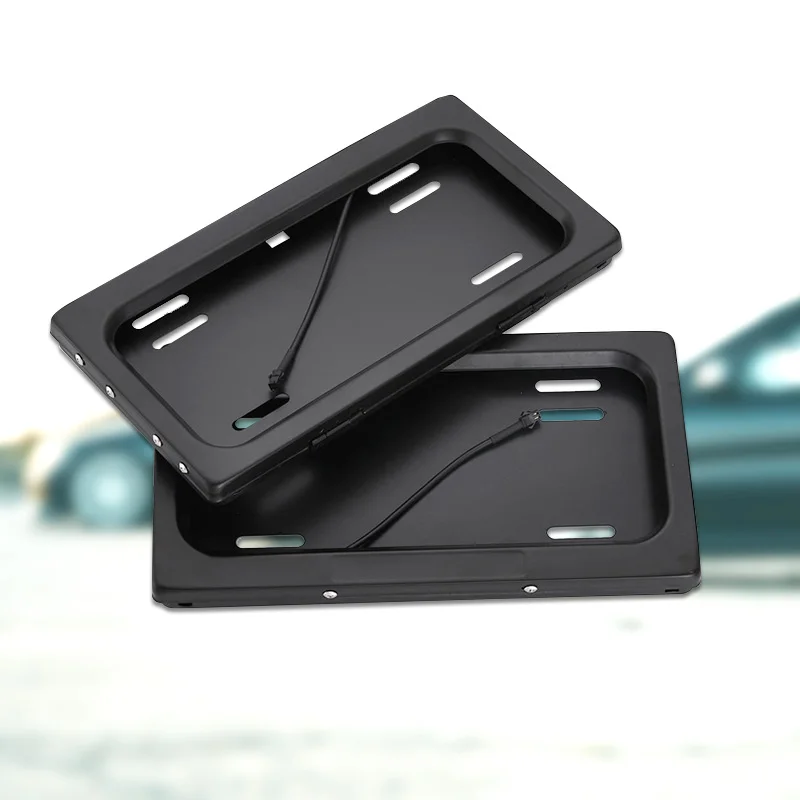 Usa Size Car Number Plate Hider Remote Control Electric License Plate