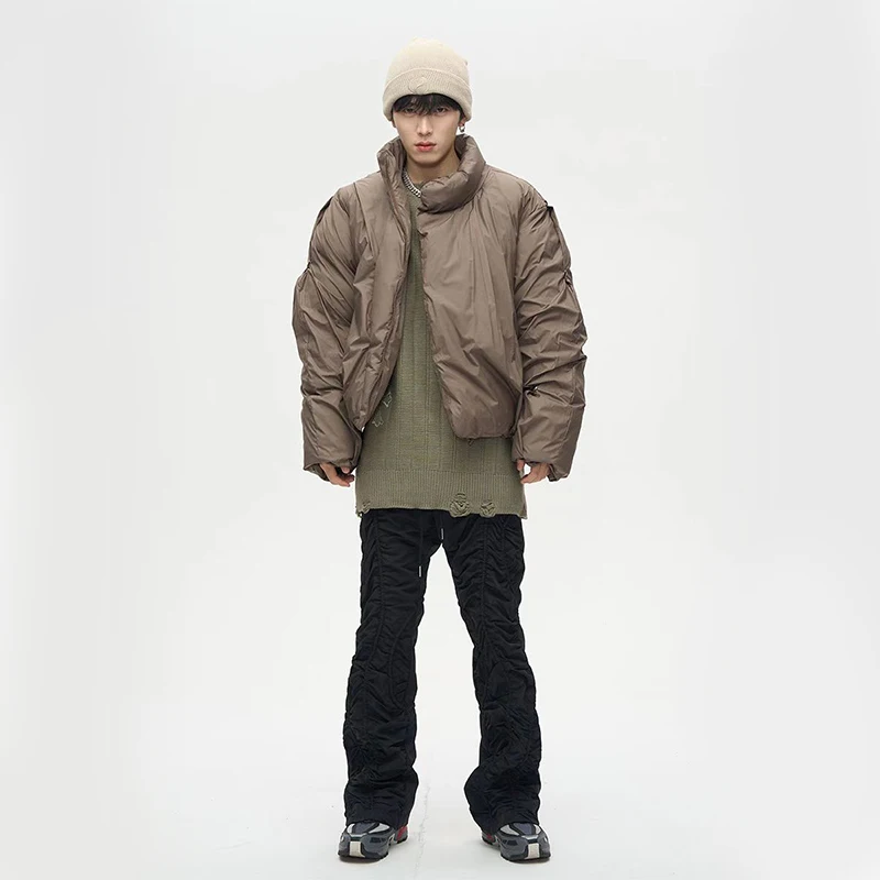 DiZNEW Custom Mens Pants Designer Elasticity Trouser Hip Hop Streetwear White Joggers Pants