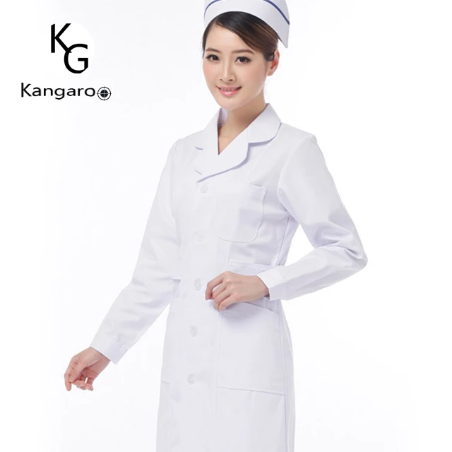 Wholesale Healthcare Hospital  Uniform White Lab Coat Nurse Smock