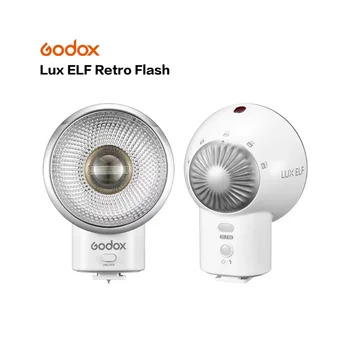Godox Lux ELF Retro Camera Flash 6200K on Camera Speedlight  Simple Compatible Professional Flash for Canon for Nikon for Sony