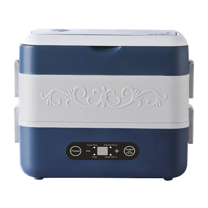Multifunctional Electric Lunch Box Intelligent Heating Lunch Box with Electric Rice Steamer Automatic Rice Cooker