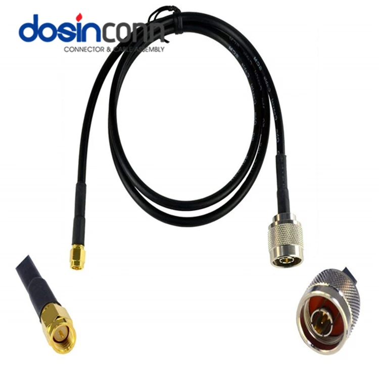New N MALE to BNC PLUG MALE STRAIGHT Coaxial RF Pigtail Cable RG400 1 FT ~ 15 FT 
