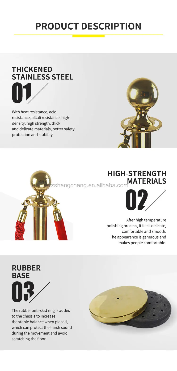 product crowd control stanchion retractable barrier set black stanchions with 13lb retractable belts safety crowd control ropes-3