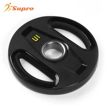 Supro Free Weight TPU Powerlifting barbell with weight plates 10 kg weight plate