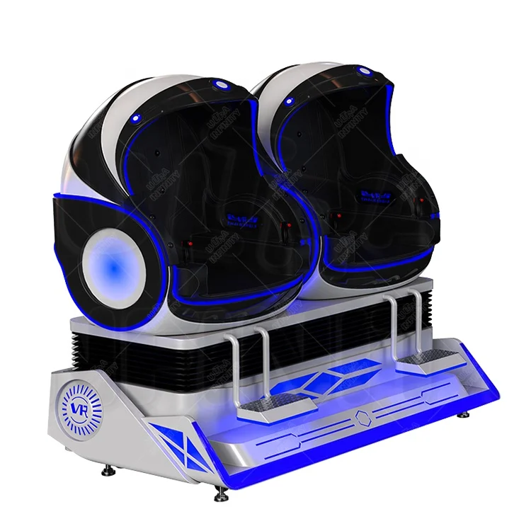 9D VR Egg chairs 2 players game machine-Guangzhou SQV Amusement