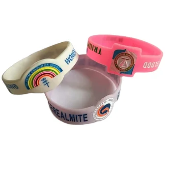 manufacturer  free sample newest hot sale  high quality debossed low price  silicone wristband  for event by 1/2  inch