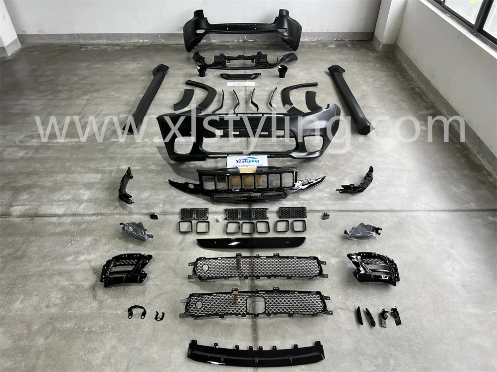 XLstyling Car Conversion Upgrade Front Bumper Facelift Bodykit SRT-8 Body Kits for Jeep Grand Cherokee 2014-16 16-23