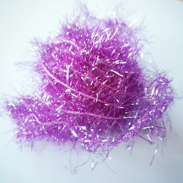 Pesca A Mosca Tinsel Ghiaccio Ciniglia Cristallo Flash Linea Di - Foto 7