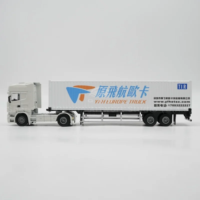O.A.S Container Model Factory Shipping Gift Customized 1:50 YFH Alloy Material Truck Toy Scale Model
