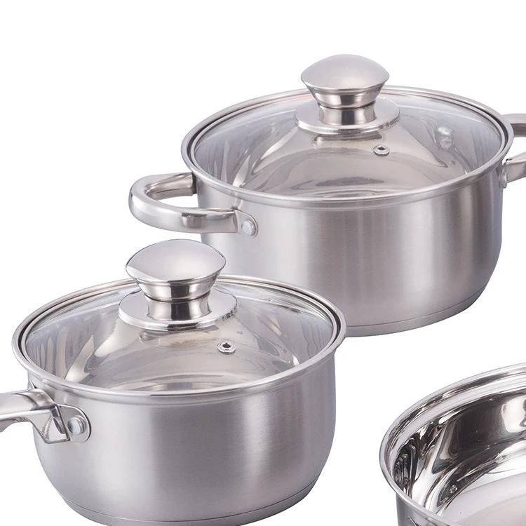 Hot Sale 12Pcs Kitchen Cookware Soup Pots Non Stick Cooking Pots Cookware Sets factory