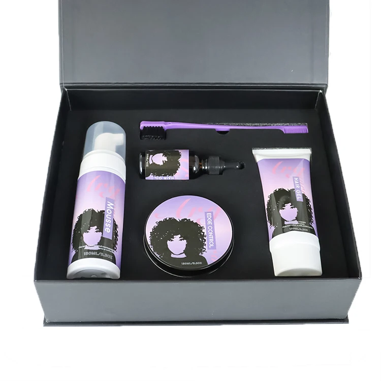 Фирменный комплект для контроля краев, включая восковую палочку для волос с контролем краев, обмотка и крышка для Мусса