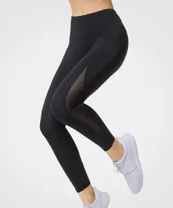 2023 Photos Mesh Tight Leggings Women High Waist Yoga Pants Compression Sport Scrunch Butt Leggings