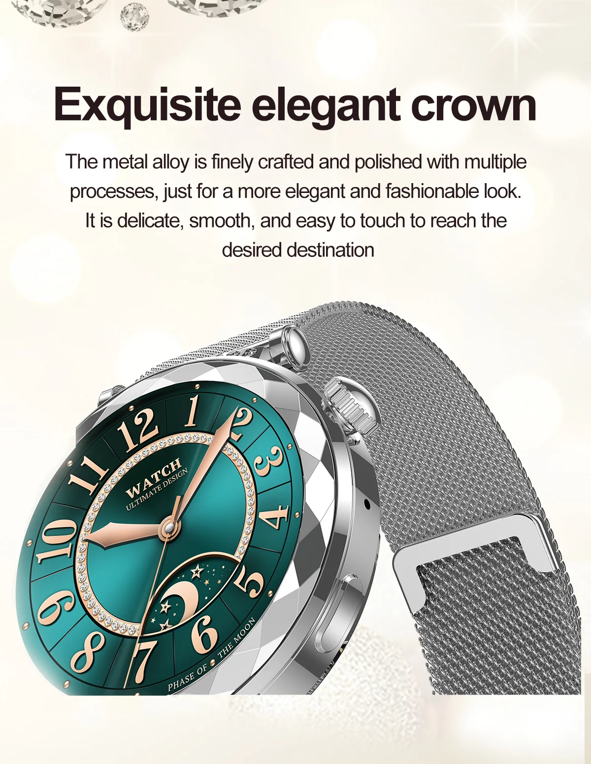 Welcome OEM Order, Factory Whole Selling Hk88 Smartwatch For Lady Bt Call Ip68 Waterproof 1.19inch Amoled Screen Women's Health Heart Rate Fashion Smart Watch 2025 - Buy Smart Watch 2025 women's Health Reloj Smart Watch Hk88 hk88 Smart Watch