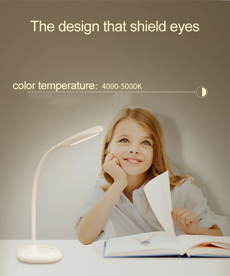 Inveer Tuv Rg0 Low Blue Light 4hrs Long Working With Rechargeable Battery Table Led Light