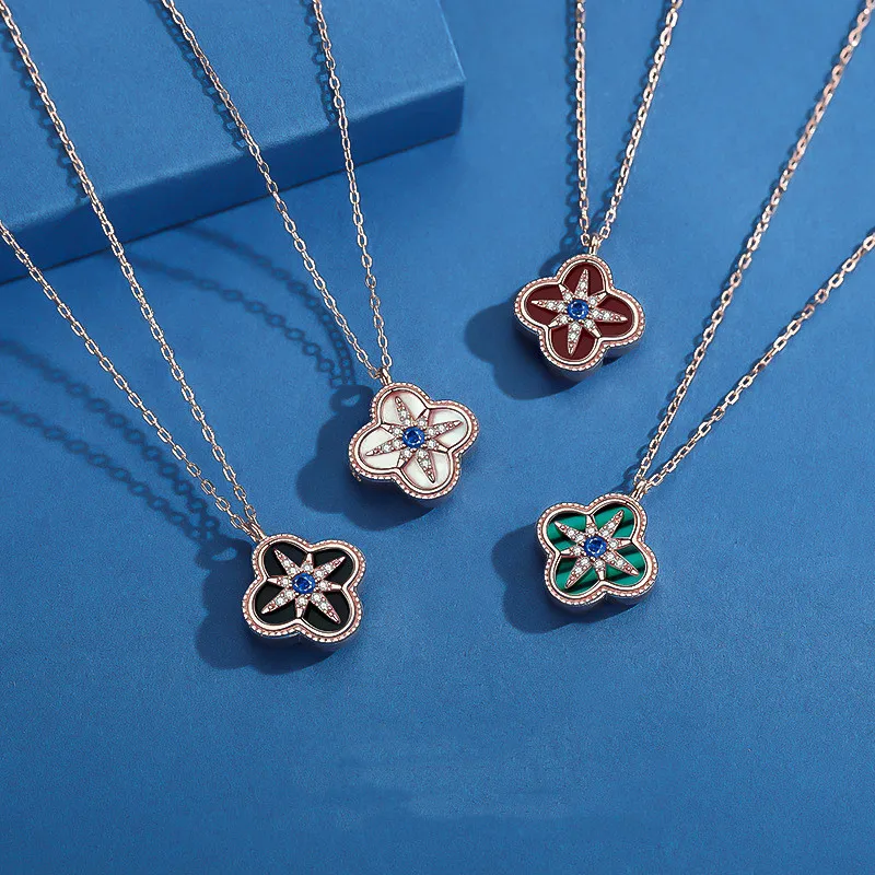 Diamond Girl Clover Necklace