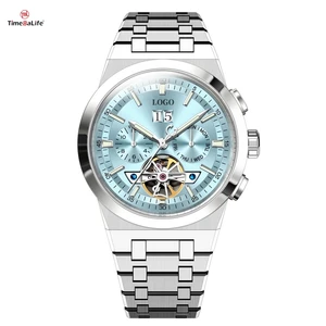 Manufacturer OEM Custom Luxury Stainless Steel Automatic Men's Watches Multifunction Limited Edition Luminous Mechanical Watch