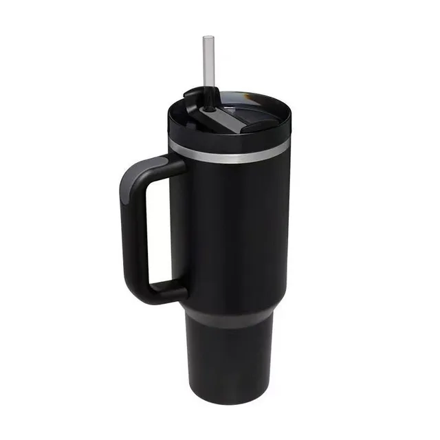 Custom Travel Mug Sublimation Blank Adventure Quencher Stainless Steel Cup 40oz 40 oz Tumbler with Handle and Straw