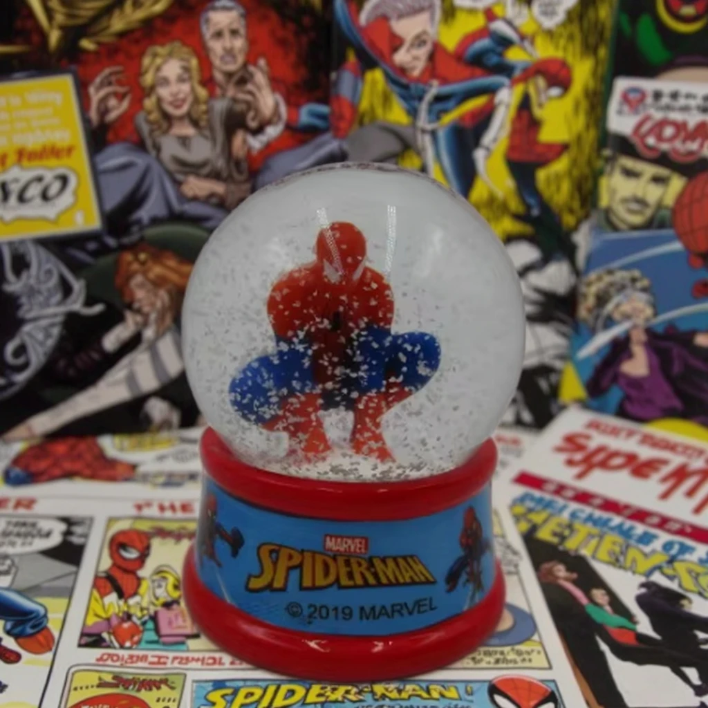 激レア新品/非売品　Spider-Man 3 スパイダーマン3 スノードーム箱付 卸売スパイダーマンスノードームカスタム3D漫画映画キャラクター樹脂製