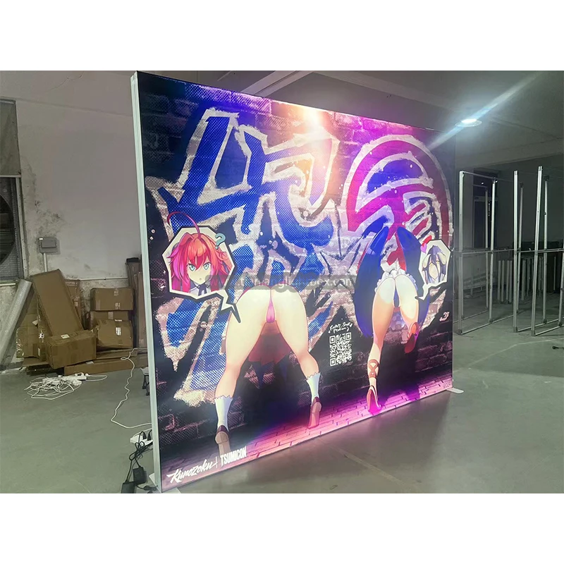 TianLang Персонализиран Заден Преграден Стен за Търговски Изложби с Осветен Рекламен Кадър